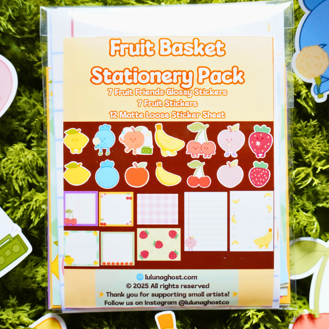 Fruit Basket Stationery Pack 🍓