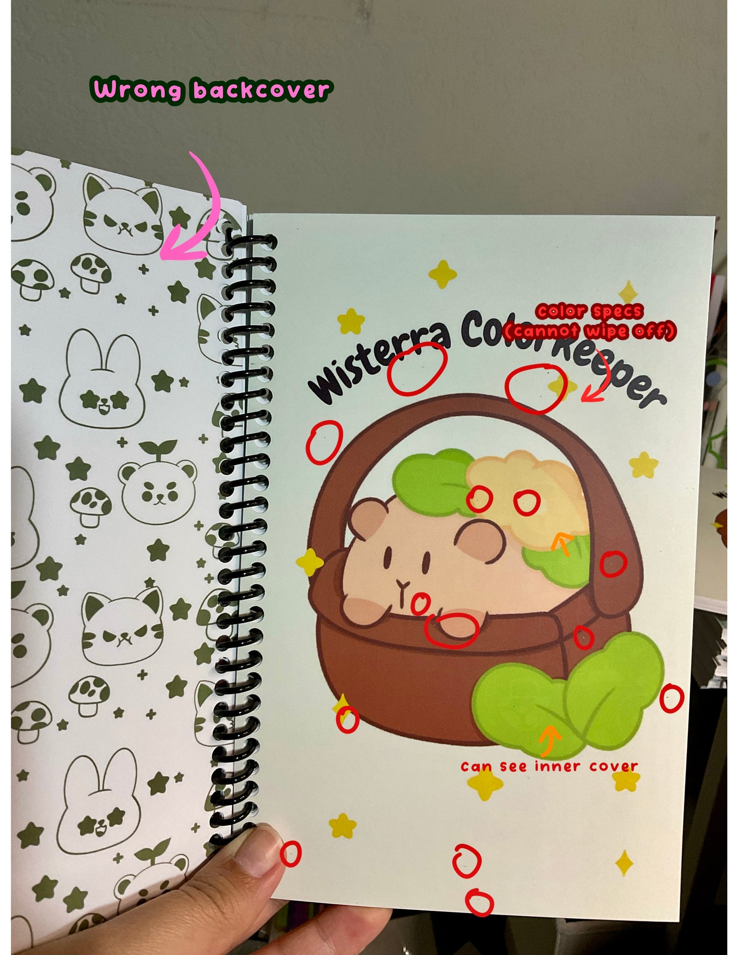 ✨ B-Grade Wisterra Colorkeeper – 5x7 Color Swatchbook ✨