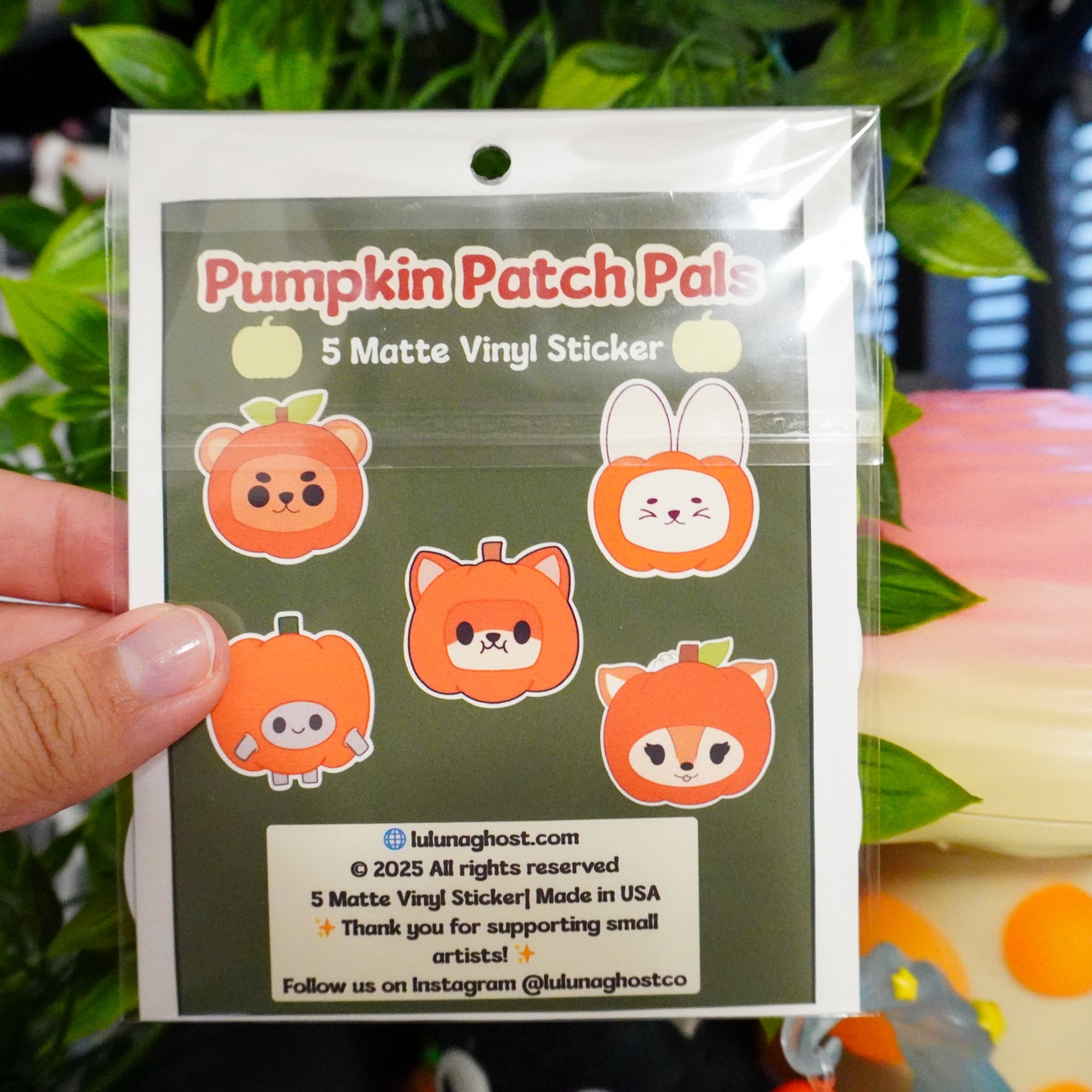 Pumpkin Patch Pals Sticker Pack