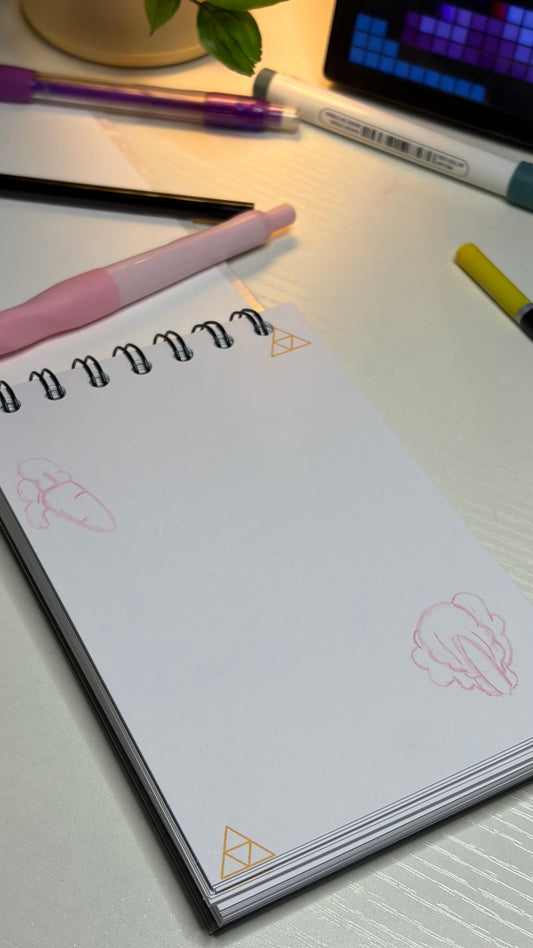 Sword Mini Handmade Notebook