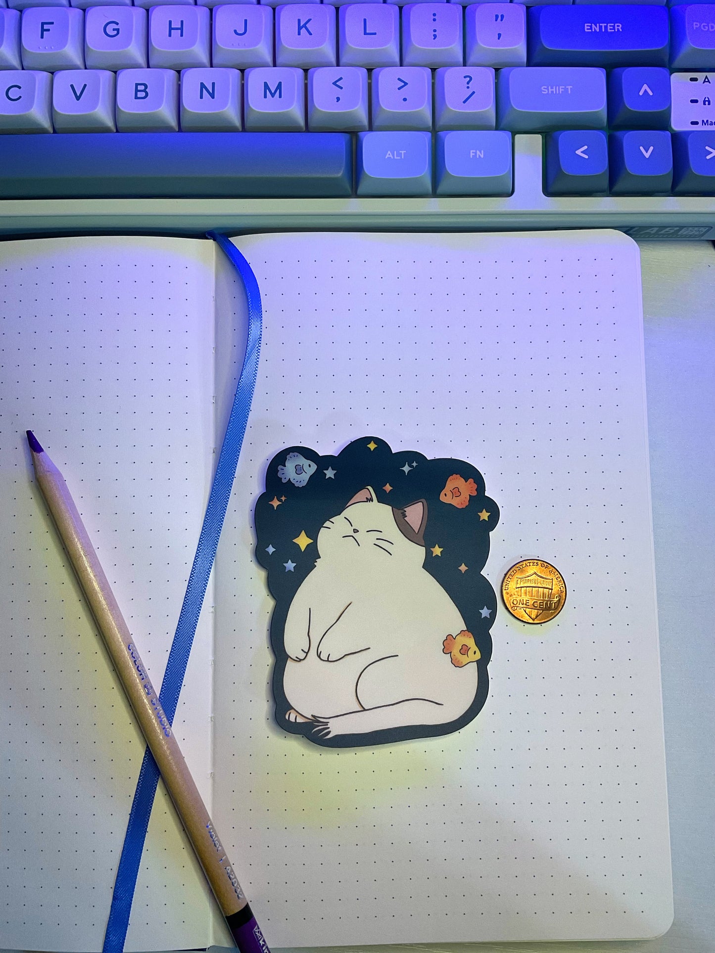 Muta in Space Sticker