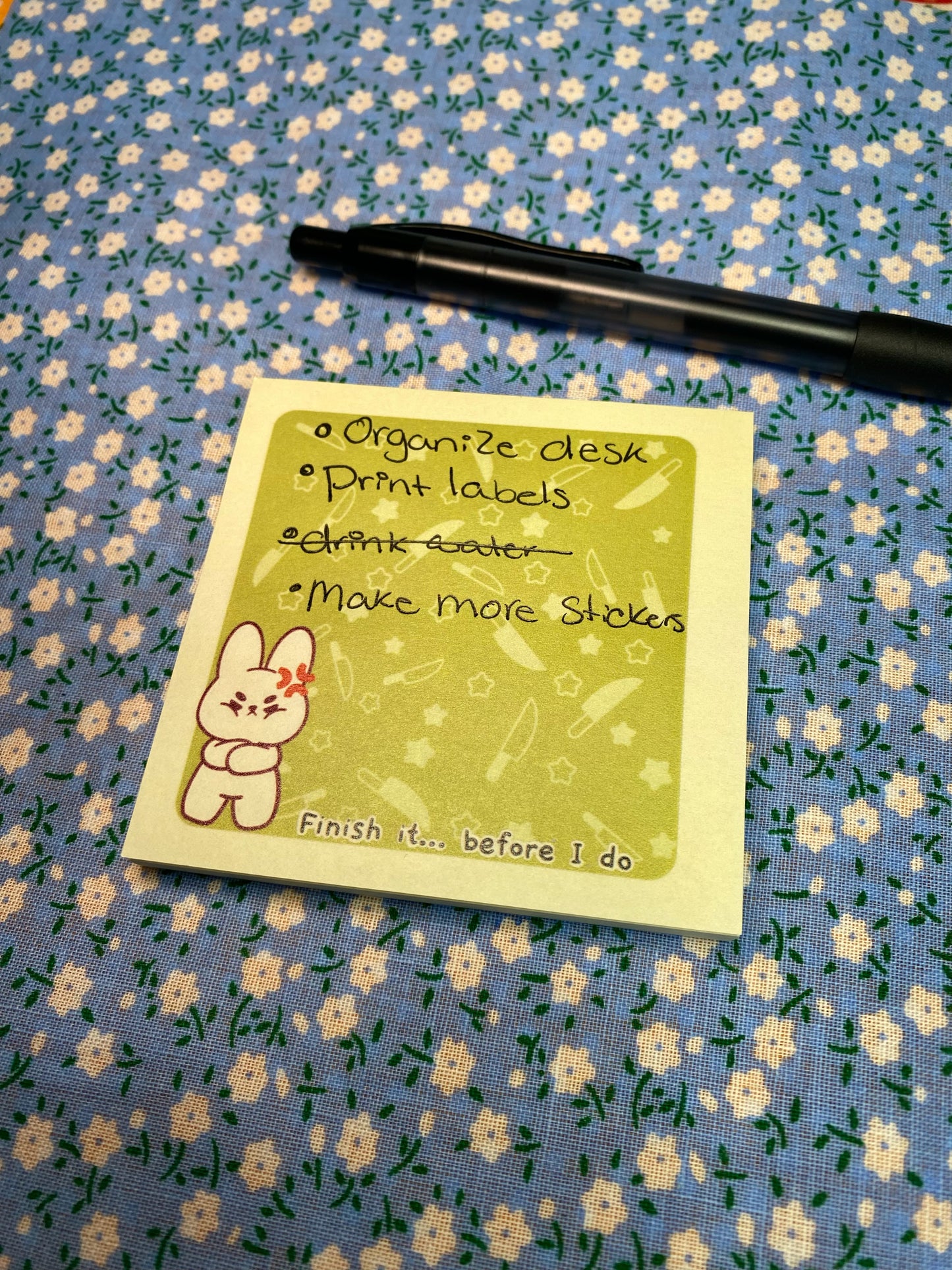 Angry Sage Sticky Notes