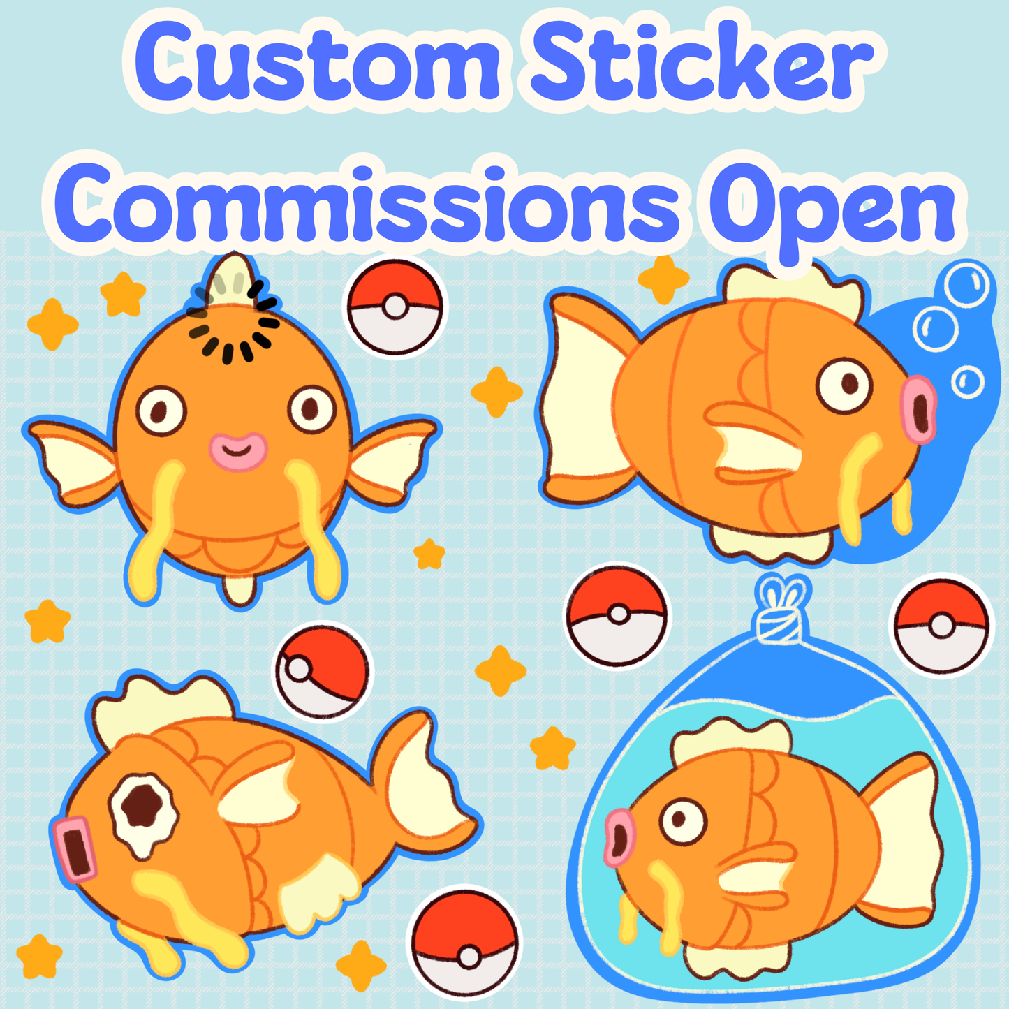 Custom Sticker Design Commission ✨ Your Idea, My Art