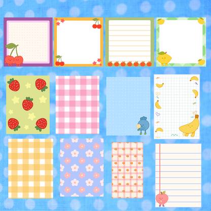 Fruit Basket Stationery Pack 🍓