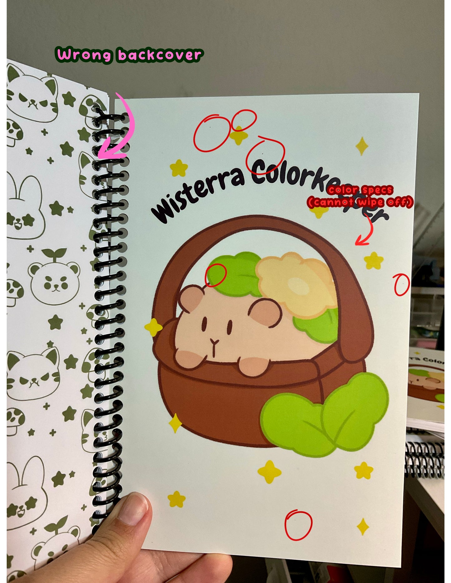 ✨ B-Grade Wisterra Colorkeeper – 5x7 Color Swatchbook ✨