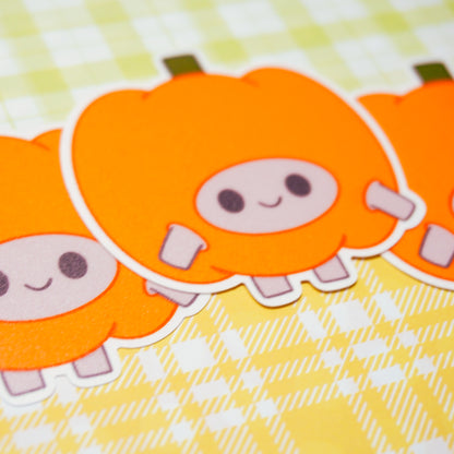 Pebble Pumpkin Matte Sticker