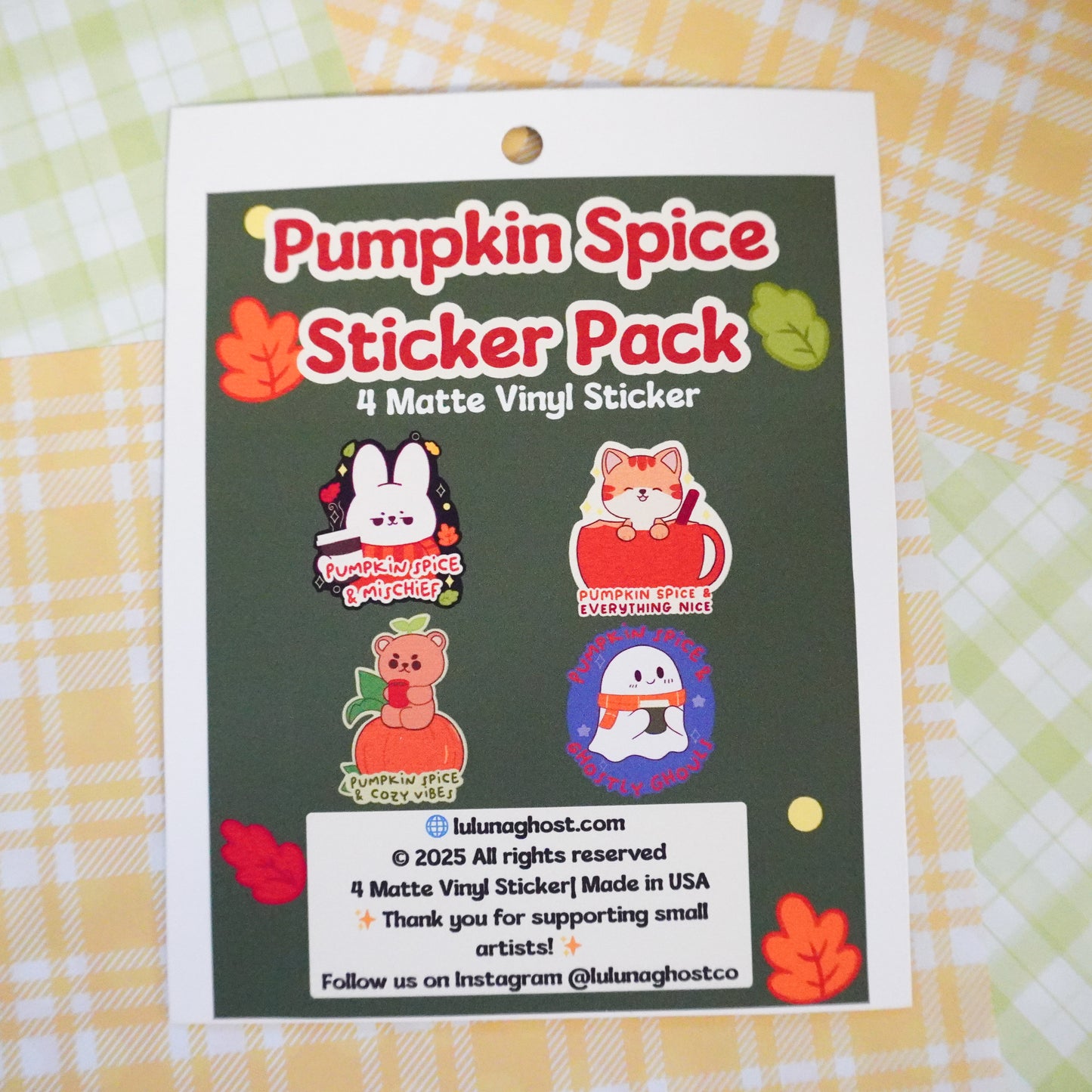 Pumpkin Spice Sticker Pack