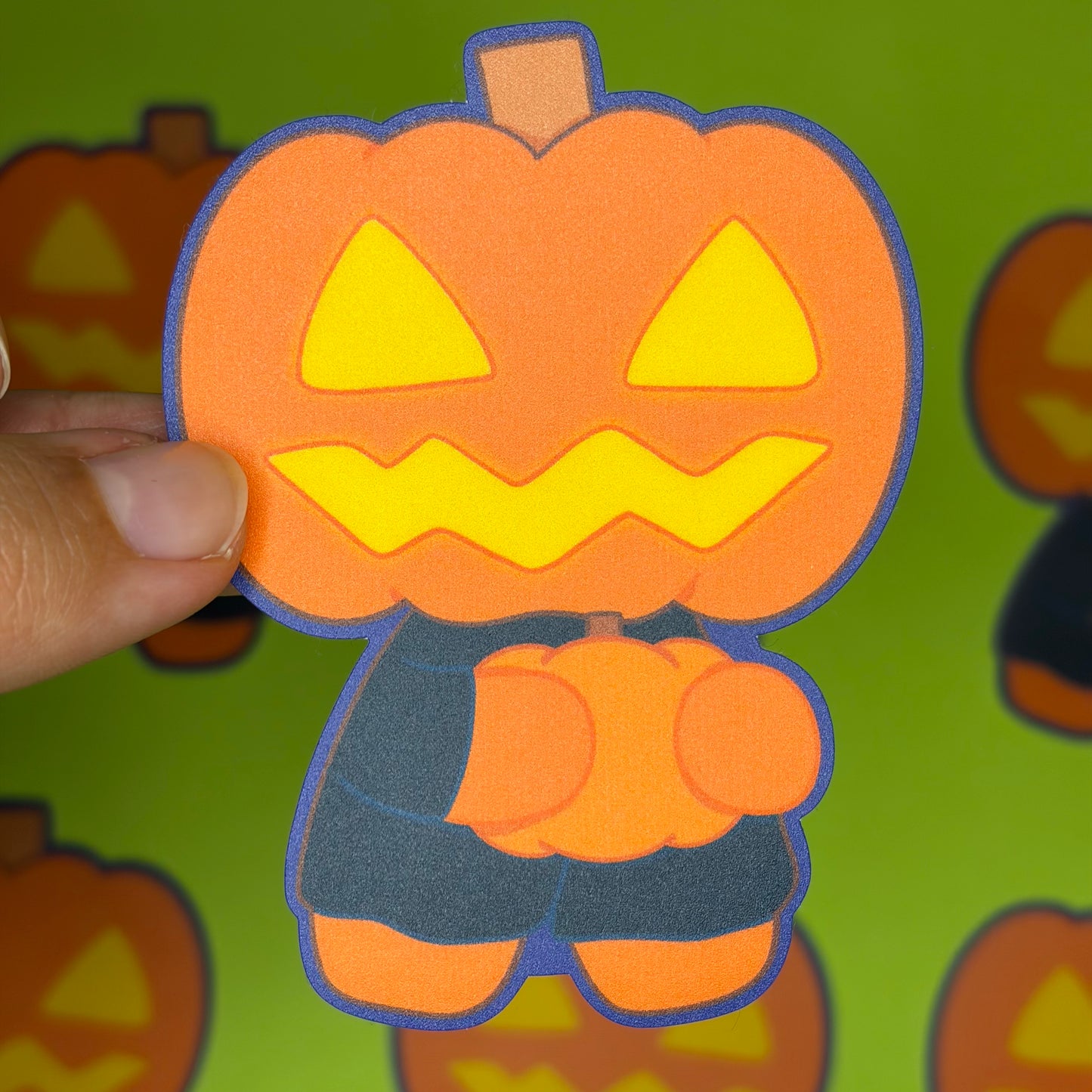 Pumpkin Friend Matte Sticker