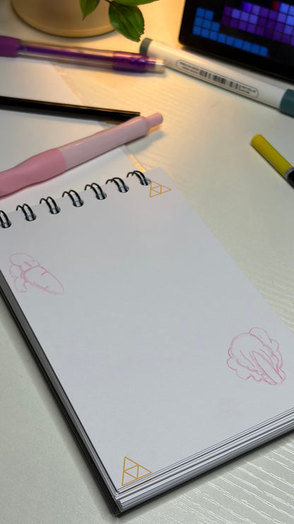 Sword Mini Handmade Notebook