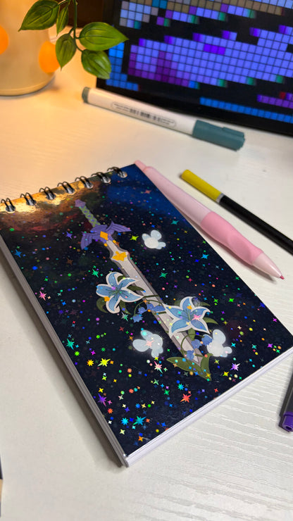 Sword Mini Handmade Notebook