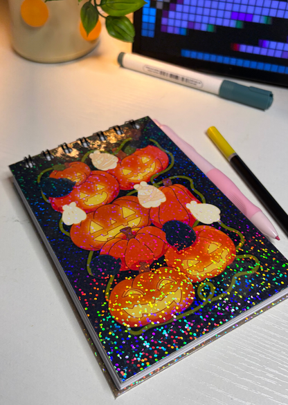 Pumpkin Doodle Mini Notebook – 4x6  Journal