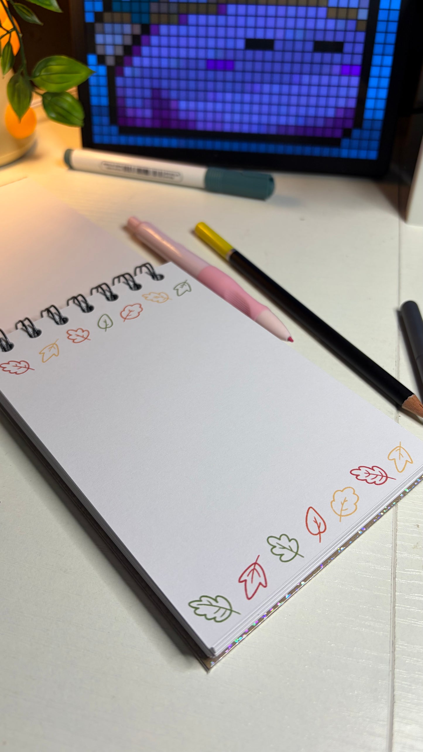 Pumpkin Doodle Mini Notebook – 4x6  Journal