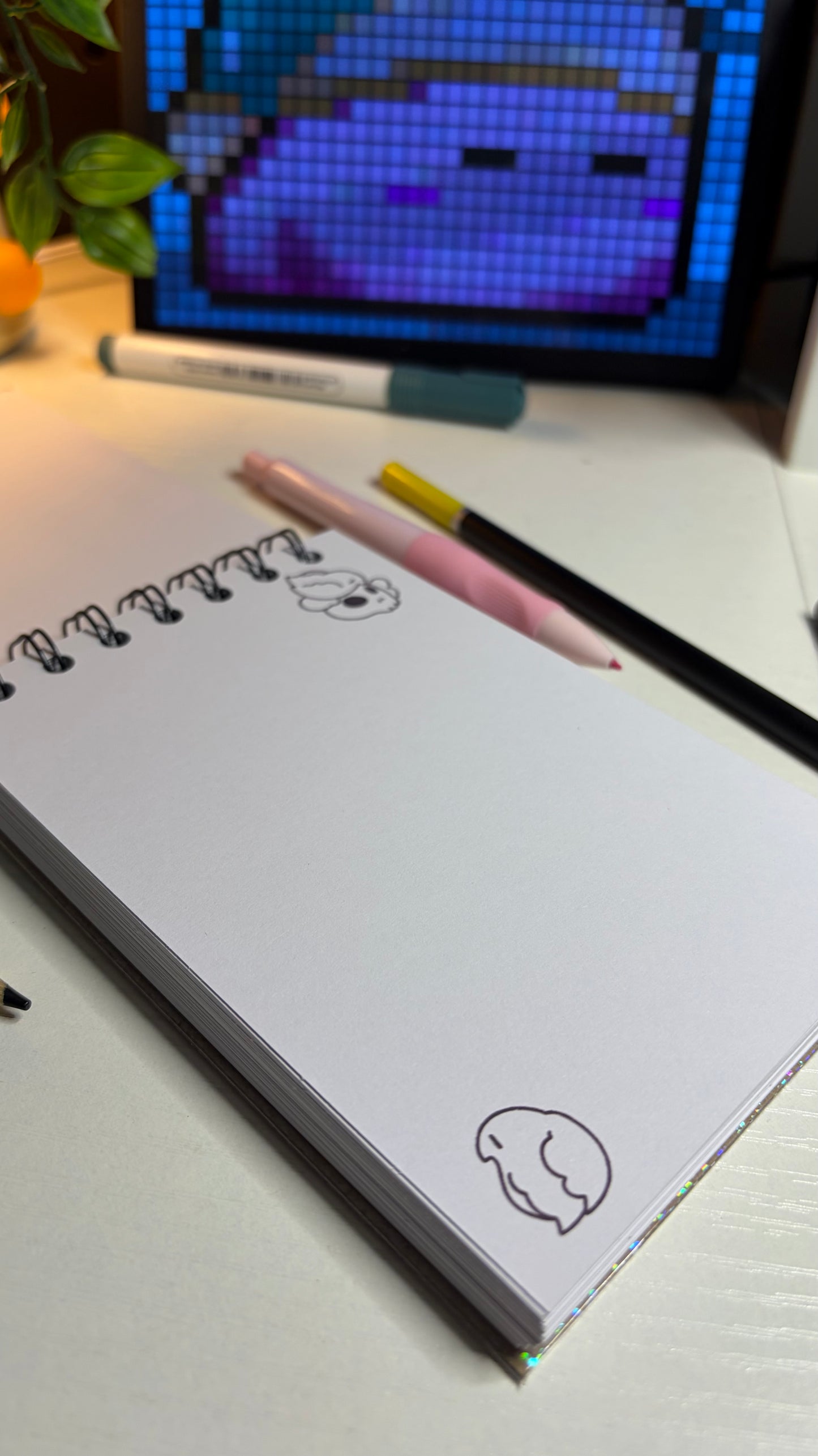 Pumpkin Doodle Mini Notebook – 4x6  Journal