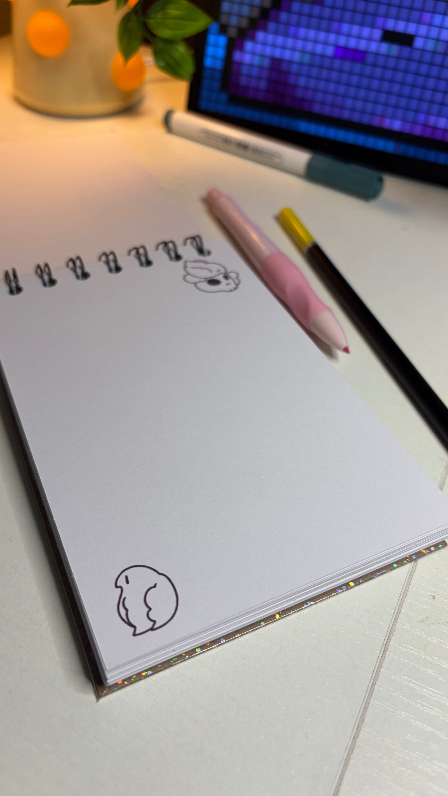 Pumpkin Doodle Mini Notebook – 4x6  Journal