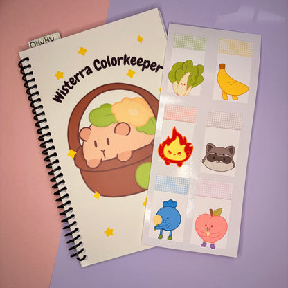 ✨ B-Grade Wisterra Colorkeeper – 5x7 Color Swatchbook ✨