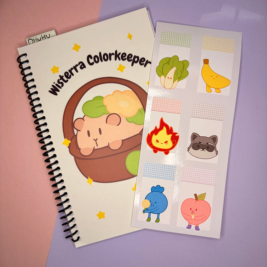 ✨ B-Grade Wisterra Colorkeeper – 5x7 Color Swatchbook ✨