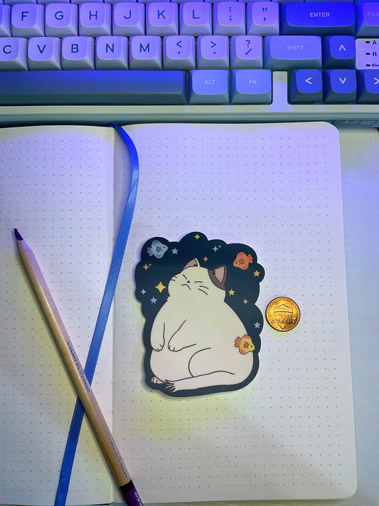 Muta in Space Sticker
